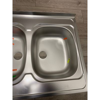 Outlet - Pyramis Intl zlewozmywak stalowy 80x60 cm 100117801