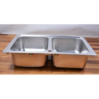 Outlet - Franke Logica Line LLL 620/79 zlewozmywak stalowy 79x50 cm len 101.0153.295