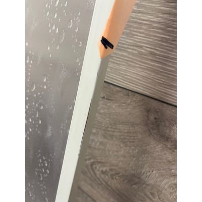 Outlet - KFA Armatura Variabel kabina prysznicowa 90x90 cm kwadratowa biały/szyba polistyrenowa 101-26911P