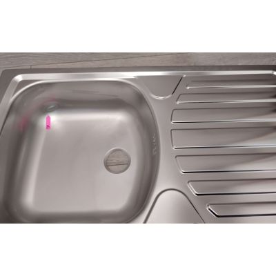 Outlet - Genesis Basic zlewozmywak stalowy 78x43,5 cm 1083404K