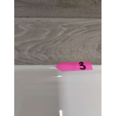 Outlet - Isvea Sistema U umywalka 70x38 cm ścienna prostokątna biała 10PL53070