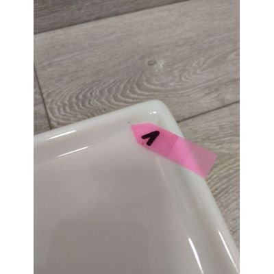 Outlet - Isvea Sistema U umywalka 70x38 cm ścienna prostokątna biała 10PL53070