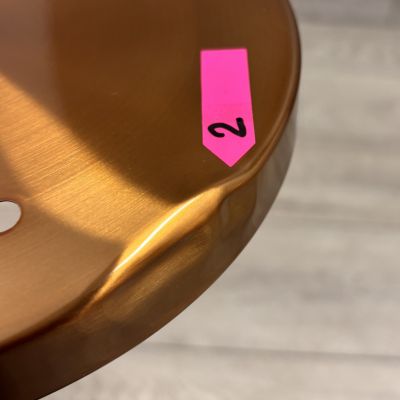 Outlet - Sepio stojak ze szczotką do WC złoty 10STOLA104GOL