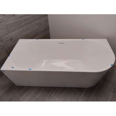 Outlet - Oltens Delva wanna narożna 170x80 cm prostokątna biała 11000000