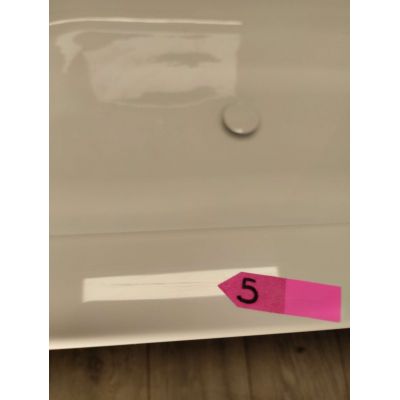Outlet - Oltens Delva wanna narożna 170x80 cm prostokątna biała 11000000