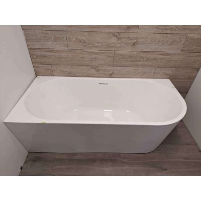 Outlet - Oltens Delva wanna narożna 170x80 cm prostokątna biała 11000000