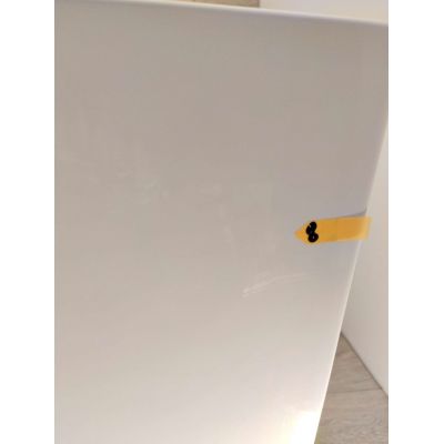 Outlet - Oltens Hulda wanna narożna 160x75 cm biała 11003000