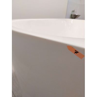 Outlet - Oltens Hulda wanna narożna 160x75 cm biała 11003000