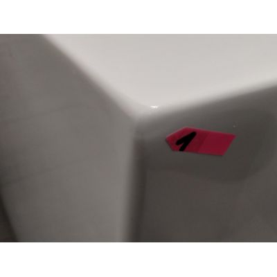 Outlet - Oltens Delva wanna narożna 150x75 cm prostokątna biała 11007000