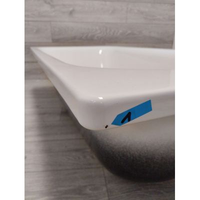 Outlet - Kaldewei Saniform Plus wanna prostokątna 140x70 cm model 360-1 z powierzchnią uszlachetnioną biała 111500013001