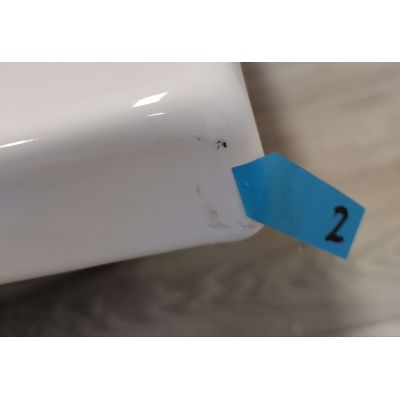 Outlet - Kaldewei Saniform Plus wanna prostokątna 160x70 cm model 362-1 biała 111700010001