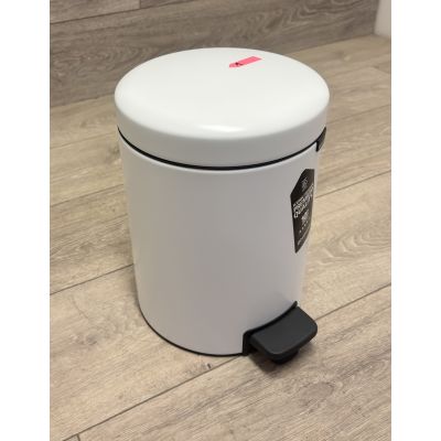 Outlet - Brabantia NewIcon kosz na śmieci 5 l pedałowy biały 112065