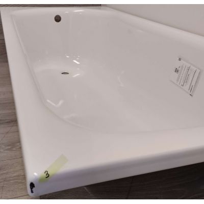Outlet - Kaldewei Saniform Plus wanna prostokątna 180x80 cm model 375-1 biała 112800010001