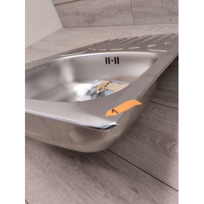 Outlet - Alveus Basic 170 zlewozmywak stalowy 78x43,5 cm satyna 1136539