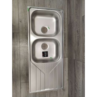 Outlet - Teka Universe 80 T-XM 2B 1D REV 3 1/2 zlewozmywak stalowy 116x50 cm mikrotekstura 115170006