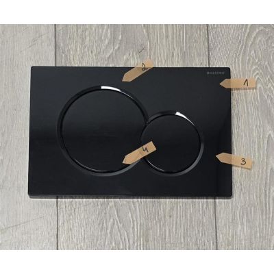 Outlet - Geberit Sigma przycisk spłukujący do WC czarny 115.770.DW.5