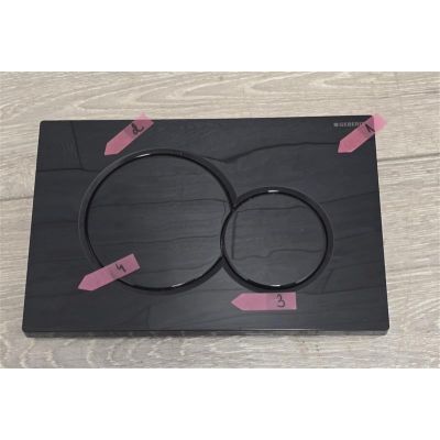 Outlet - Geberit Sigma przycisk spłukujący do WC czarny 115.770.DW.5