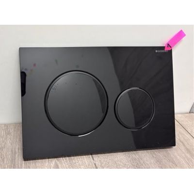 Outlet - Geberit Sigma20 przycisk spłukujący czarny połysk/czarny mat 115.882.DW.1