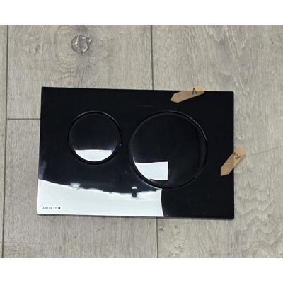 Outlet - Geberit Sigma20 przycisk spłukujący czarny połysk/czarny mat 115.882.DW.1