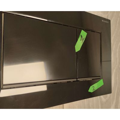 Outlet - Geberit Sigma30 przycisk spłukujący do WC czarny 115.883.DW.1