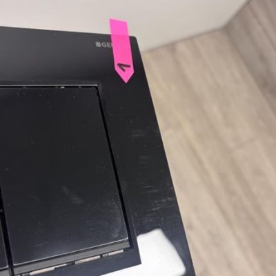 Outlet - Geberit Sigma30 przycisk spłukujący do WC czarny 115.883.DW.1