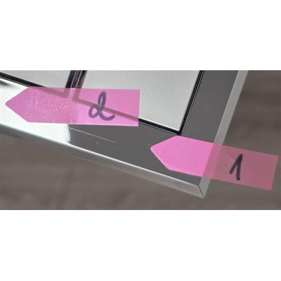 Outlet - Geberit przycisk spłukujący do WC chrom błyszczący-chrom mat 116.051.KA.1