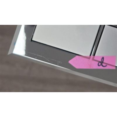 Outlet - Geberit przycisk spłukujący do WC chrom błyszczący-chrom mat 116.051.KA.1