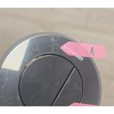 Outlet - Geberit Typ10 przycisk spłukujący WC czarny/czarny mat 116.055.DW.1