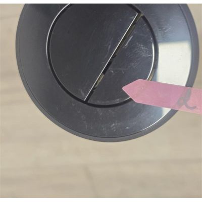 Outlet - Geberit Typ10 przycisk spłukujący WC czarny/czarny mat 116.055.DW.1