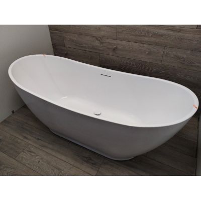 Outlet - Oltens Folda wanna wolnostojąca 170x72 cm owalna biała 12010000