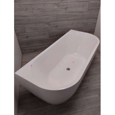 Outlet - Oltens Begna wanna przyścienna 170x75 cm owalna biała 12011000