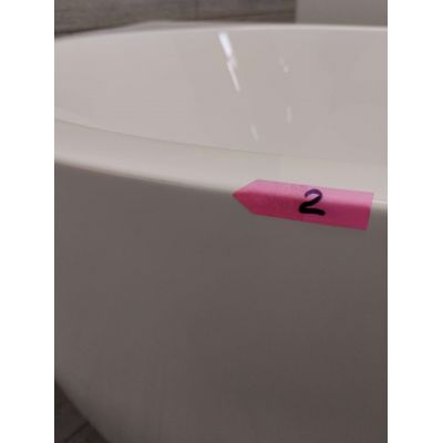 Outlet - Oltens Begna wanna przyścienna 170x75 cm owalna biała 12011000