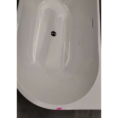 Outlet - Oltens Delva wanna przyścienna 170x80 cm owalna biała 12019000