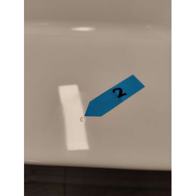 Outlet - Oltens Hulda wanna przyścienna 160x75 cm biała 12020000