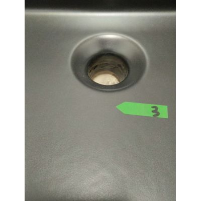 Outlet - Bocchi Milano umywalka 50x40 cm nablatowa Clean Plus+ czarny mat 1215-004-0325