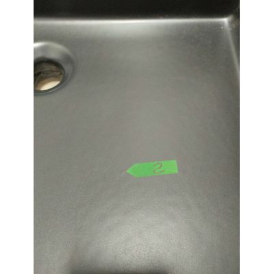 Outlet - Bocchi Milano umywalka 50x40 cm nablatowa Clean Plus+ czarny mat 1215-004-0325