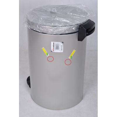 Outlet - Meliconi kosz na śmieci 20 l stal szczotkowana 14002739201BA