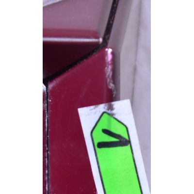 Outlet - Defra Guadix szafka boczna wisząca burgund mat 147-B-03508