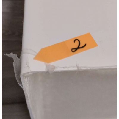 Outlet - Oltens Vindel brodzik 90x90 cm kwadratowy akrylowy biały 17004000