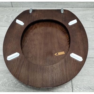 Outlet - Aqualine deska sedesowa brązowa/orzech 1705-11