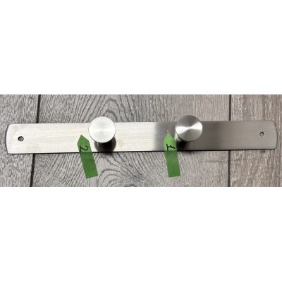 Outlet - Stella wieszak na ręcznik 4-hakowy stal szczotkowana 18.044-SB