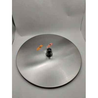 Outlet - Tres Over-Wall zestaw prysznicowy ścienny termostatyczny z deszczownicą stal 19039314AC