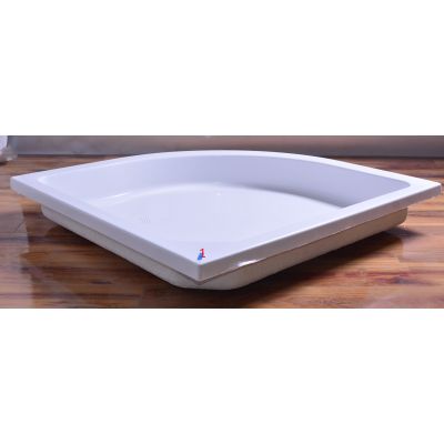Outlet - Aquaform Plus 550 brodzik półokrągły 90 cm biały 200-06948P