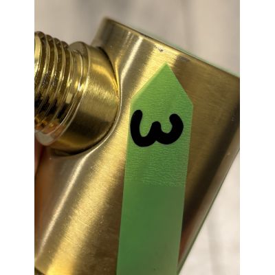 Outlet - Kludi Nova Fonte przyłącze kątowe złoty szczotkowany 20543N0-15