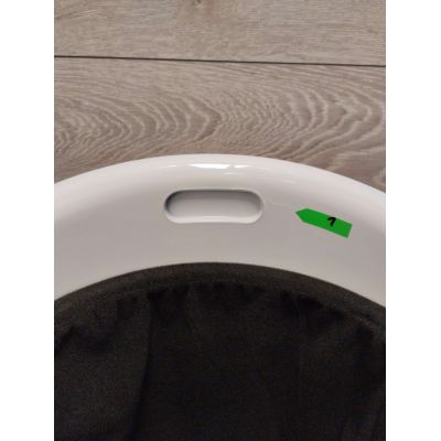 Outlet - Wenko Candy kosz na pranie 2w1 biały 20631100