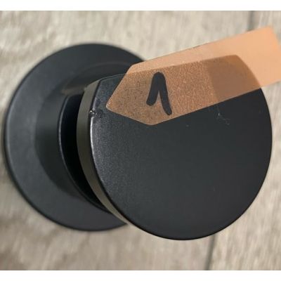 Outlet - Kludi Nova Fonte Puristic zestaw prysznicowy ścienny czarny mat 2085039-15