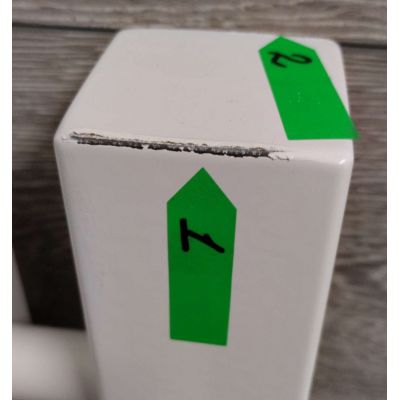 Outlet - Imers Cubic grzejnik łazienkowy dekoracyjny 136x23 cm biały 2512