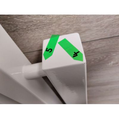 Outlet - Imers Cubic grzejnik łazienkowy dekoracyjny 136x23 cm biały 2512