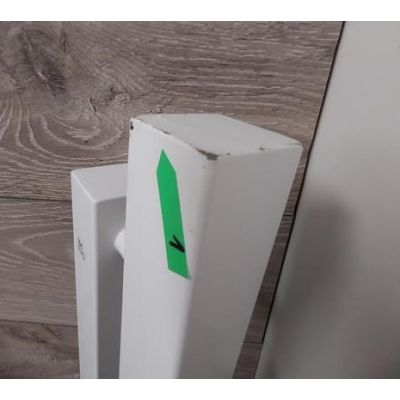 Outlet - Imers Cubic grzejnik łazienkowy dekoracyjny 166x23 cm biały 2522