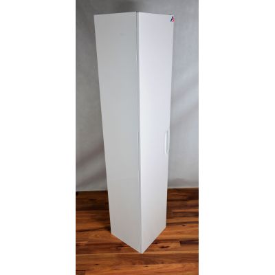 Outlet - Defra Flou szafka 170 cm wisząca wysoka biały połysk 259-C-03503